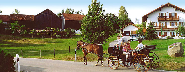 Anfahrt nach Rathsmannsdorf im Bayerischen Wald